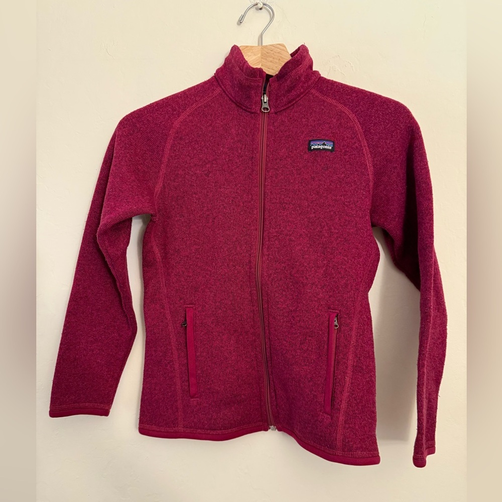 Patagonia Kids' Better Sweater® Fleece Jacket Burgundy